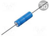 Condensator electrolitic VISHAY 330uF 25V THT axial &Oslash;8x18mm