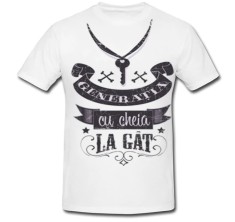 Tricou &amp;quot; Generatia cu cheia la gat &amp;quot; foto