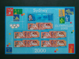 2000-Franta-Sydney-colita bloc-MNH, Nestampilat