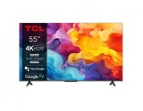 Televizor LED Smart TCL 55V6B (Gama 2024), 4K Ultra HD,