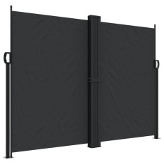 Copertina laterala retractabila, negru, 180x600 cm foto