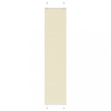 vidaXL Jaluză plisată Crem 45x200 cm Lățime țesătură 44,4 cm