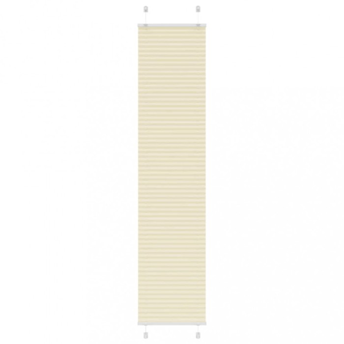Jaluză plisată Crem 45x200 cm Lățime țesătură 44,4 cm