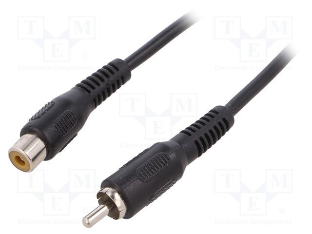 Cablu RCA soclu-mufă 10m negru LOGILINK