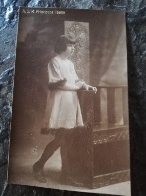 Carte postala printesa Ileana, cca. 1920, Mandy, ed. Socec, necirculata foto