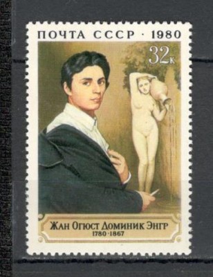 U.R.S.S.1980 200 ani nastere J.A.D.Ingres-Pictura MU.667 foto