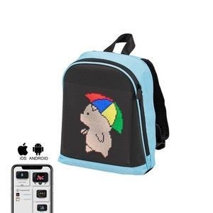 Rucsac-Ghiozdan Smart LED Backpack 30x30 cm afisaj personalizabil