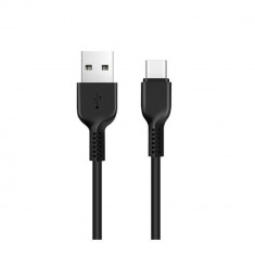 Cablu cu conectori USB tata la USB Tip C tata, HOCO X20 Exotic Radiance, 3A, lungime 1m, negru