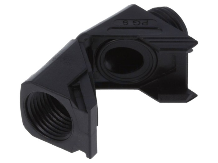 Conector unghiular PG9 IP68