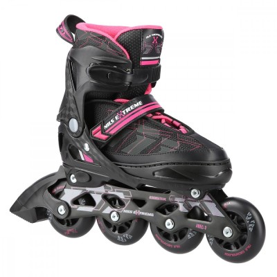 Role reglabile Nils Extreme NA11002 Negru/Mov, M(35-38) foto