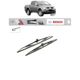 Cumpara ieftin Set 2 stergatoare MITSUBISHI L200 / TRITON (KAT, KBT) 2005-2015, Tip Clasic Standard, Bosch Twin