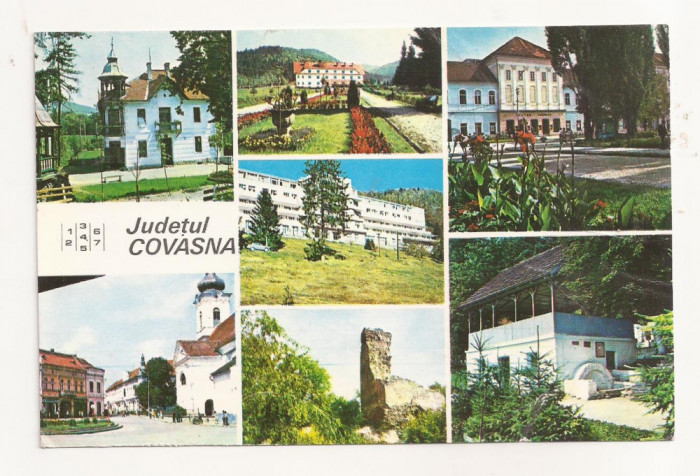 RF42 -Carte Postala- Judetul Covasna, circulata 1972