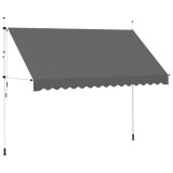 Cumpara ieftin Copertina retractabila manual, antracit, 350 cm