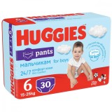 Scutece Huggies Chilotel Jumbo, nr 6, baieti, 15-25 kg, 30 buc