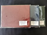 Clasor album Elegant pentru 180 de monede, cu 10 folii mixte MIX, culoare roșie
