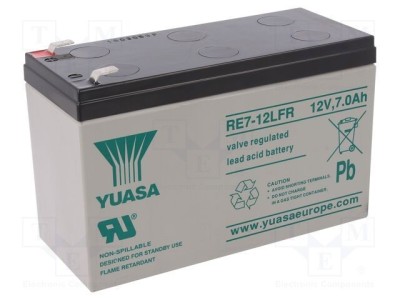 Acumul: plumb-acid 12V 7Ah AGM nu necesită &amp;icirc;ntreţinere foto