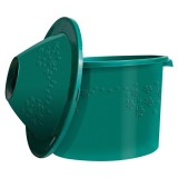 Cos damigeana HDPE, verde, 48 x 53 x 48 cm, 54L