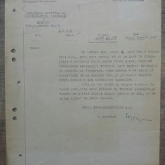 Document Directiunea Generala a CFR, cabinetul D.G. 1947