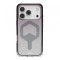 Husa MagSafe pentru Apple iPhone 17 Pro, Urban Armor Gear, Plyo, Neagra Transparenta