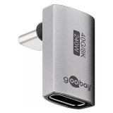 Adaptor USB-C mama - USB-C tata vertical 90 Thunderbolt3/4 Goobay
