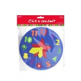 Set didactic - cat e ceasul? forme multicolore detasabile, material spuma, Daco
