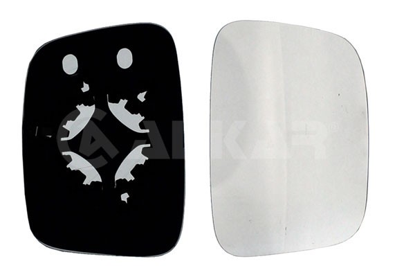 ALKAR 6403985 Sticla oglinda, oglinda retrovizoare exterioara