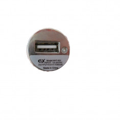 Incarcator Auto Universal USB alb 1A Amper