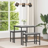 vidaXL Mese de sufragerie METAL 892623