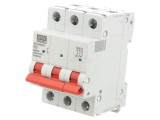 &Icirc;ntrerupător Supracurent MEAN WELL 40A 3 Poli 230/400VAC MCB-6K3P-D40