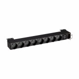 PDU EATON, 1U pt. rack 19 inch, 8 prize IEC, intrare IEC, max 16 A, cablu 2 m, negru, &quot;EFLX8D&quot; (timbru verde 4 lei)