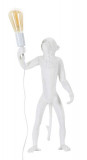 Cumpara ieftin Lampa de masa Monkey, Mauro Ferretti, &Oslash;26 x 55 cm, 1 x E27, 40W, polirasina, alb