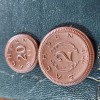 Germania an 1921 monede PORTELAN , lot 2 monede : 2 Mark si 20 pfennig, Europa