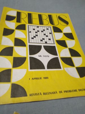 REVISTA REBUS NR.9 /1 MAI 1978 foto