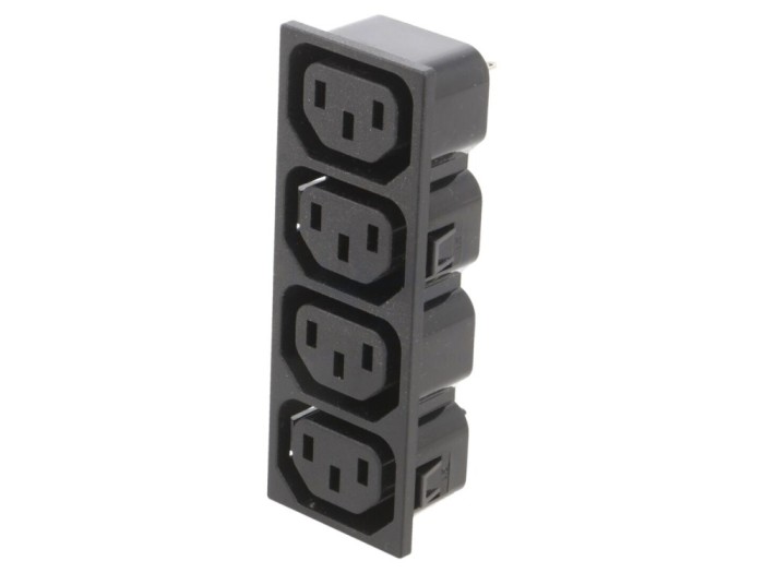 Conector alimentare AC 250VAC 10A
