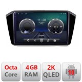 Navigatie VW Passat 2015- C-518 Android Octa Core Ecran 2K QLED GPS 4G 4+32GB 360 KIT-518+EDT-E410-2K CarStore Technology