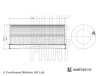 BLUE PRINT ADBP220133 Filtru aer