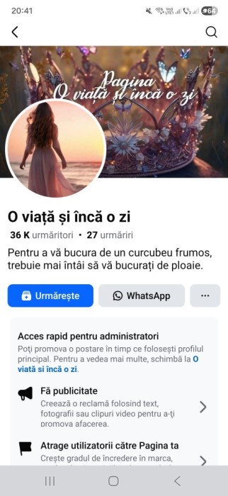 Pagina de facebook 36K