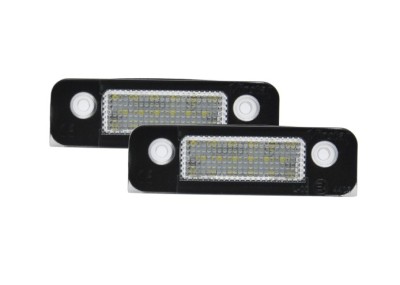 Set 2 buc lampa numar FORD FIESTA (JHS), 01.2002-2008; FUSION (JUS), 08.2002-2012; MONDEO, 09.1996-11.2000, partea stanga=dreapta, LED; TUNING, foto
