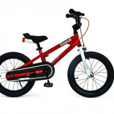 Bicicleta copii Royal Baby Freestyle 7.0 NF, roti 16inch, cadru otel (Rosu)