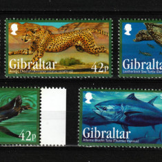 Timbre Gibraltar, 2013 | Animale protejate - Natură | MNH | aph