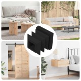 vidaXL Capete de &icirc;nchidere 10909 pcs Negru 15 x 15 x 15 mm PP 864858