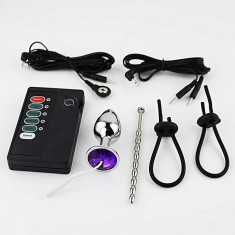 Electrostimulator Muscular Penis Shock Uretral Electro Sex Anal Masaj Cockring foto