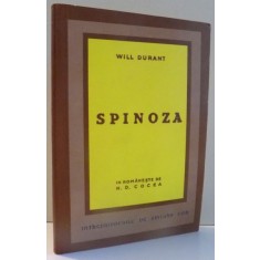 SPINOZA PAR WILL DURANT , 2011,ED.ANASTATICA