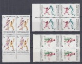 URSS RUSIA 1992 JOCURILE OLIMPICE BARCELONA BLOCURI DE 4 TIMBRE MNH, Nestampilat