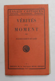 VERITES DU MOMENT par MAURICE MARTIN DU GARD , 1928