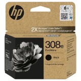HP original ink EvoMore 7FP22UE, HP 308e, black, 320str.