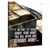 Tablou Canvas, Tablofy, Serious Money, Printat Digital, 70 &times; 100 cm