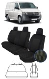 Cumpara ieftin Huse Auto Piele Ecologica VW T5 2+1 (2003-2015) Umbrella - Dedicate, Protectie Scaune, Montare Usoara