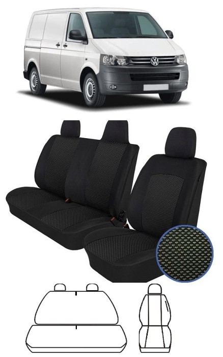 Huse scaune dedicate VW T5 (2003-2015) 2+1