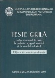 Teste grila pentru examenul de acces la profesia de expert contabil